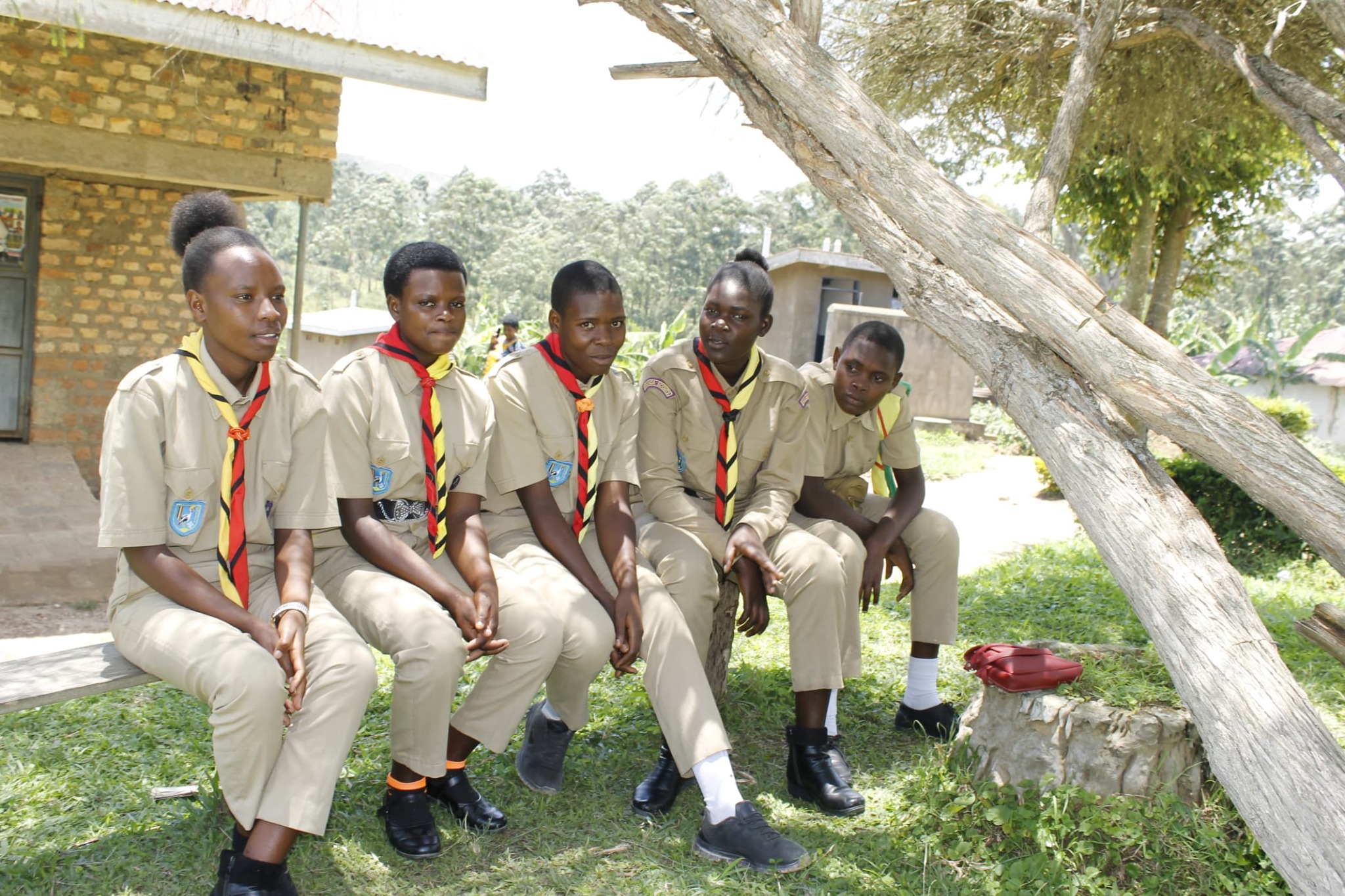 Nyabiteete Secondary School scout students