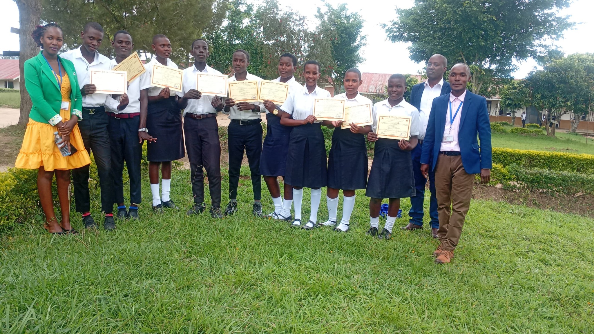Nyabiteete Secondary School student award recipients