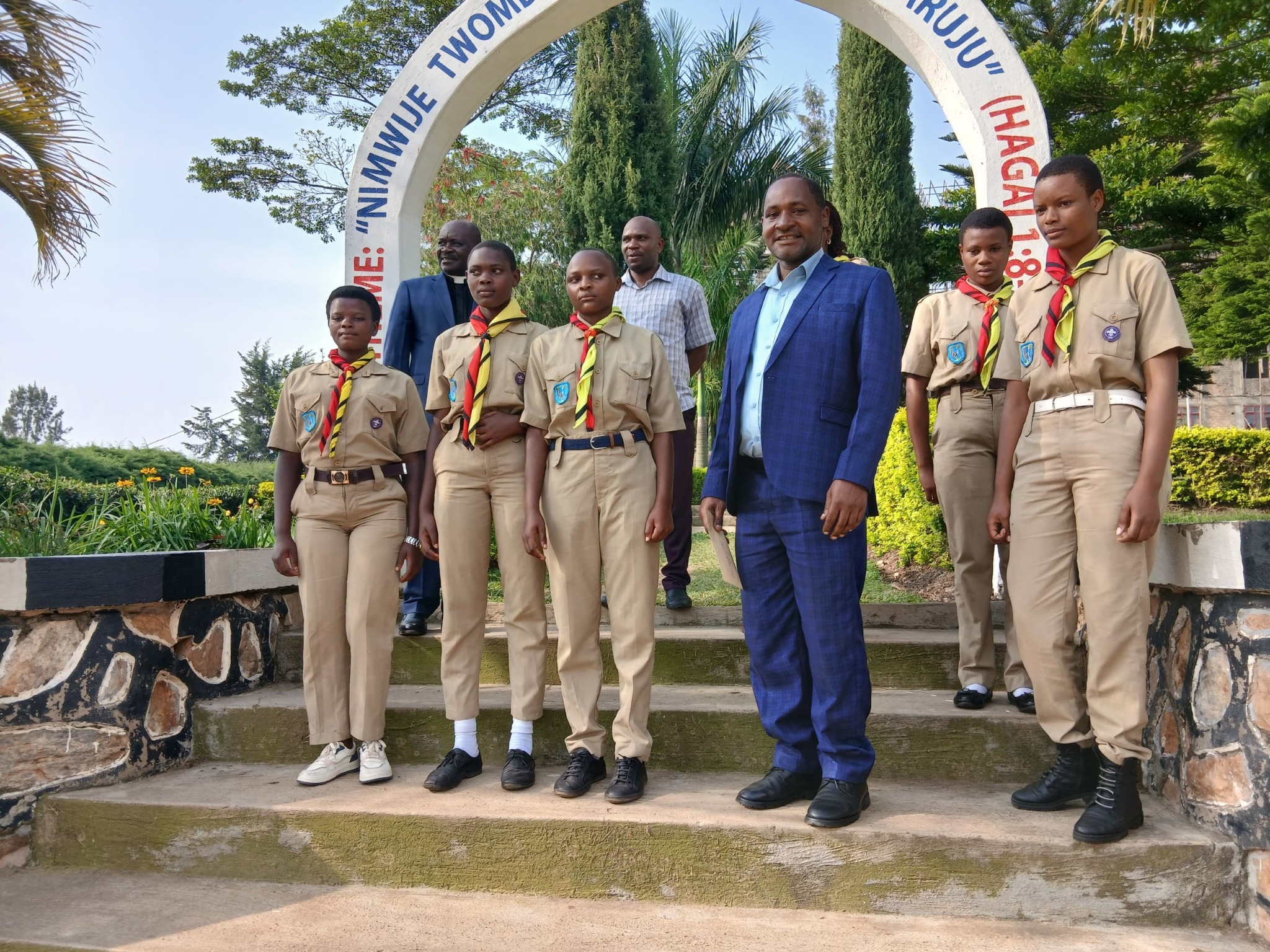 Nyabiteete Secondary School scouts and leadership
